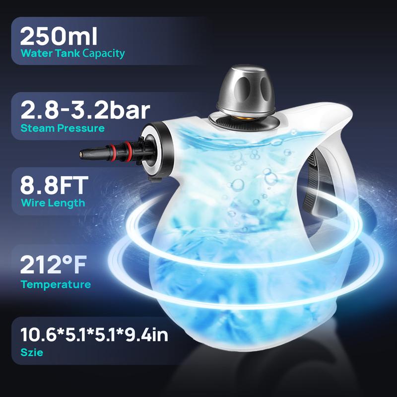 12-in-1 Portable Steam Cleaner – Home and Car