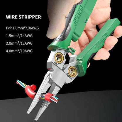 8-in-1 Pliers – Wire Stripper and Electrical Tester