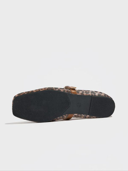 Flats Confortables Léopard pour usage Journalier