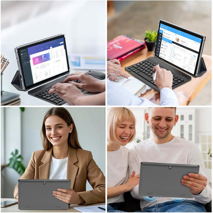 10.1" Android 14 Tablet with Keyboard and Mouse – 8GB+64GB