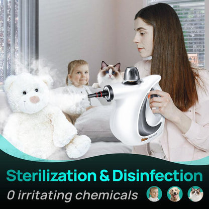 12-in-1 Portable Steam Cleaner – Home and Car