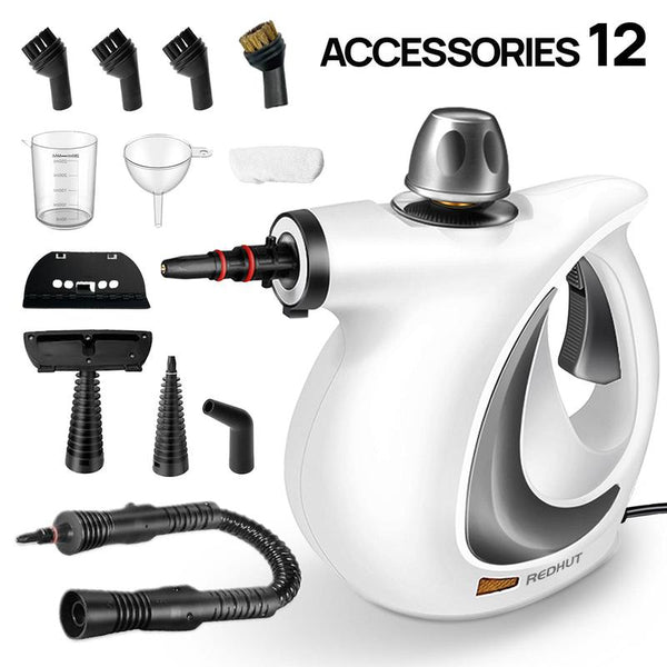 Nettoyeur vapeur portable 12 en 1 – Maison et voiture