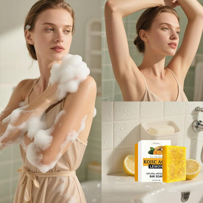 Le Trio Doré : Savon 3x Curcuma, Miel et Citron