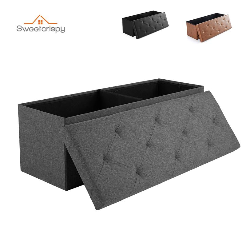 Le Banc Coffre "Luxe Lin" Pliant 3-en-1